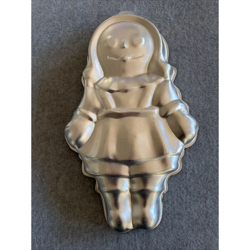 VTG 1971 Wilton Raggedy Ann Doll Cake Pan Baking Mold 502-968‎ Aluminum